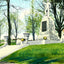 First Defender Monument, Reading PA in 1907 art print