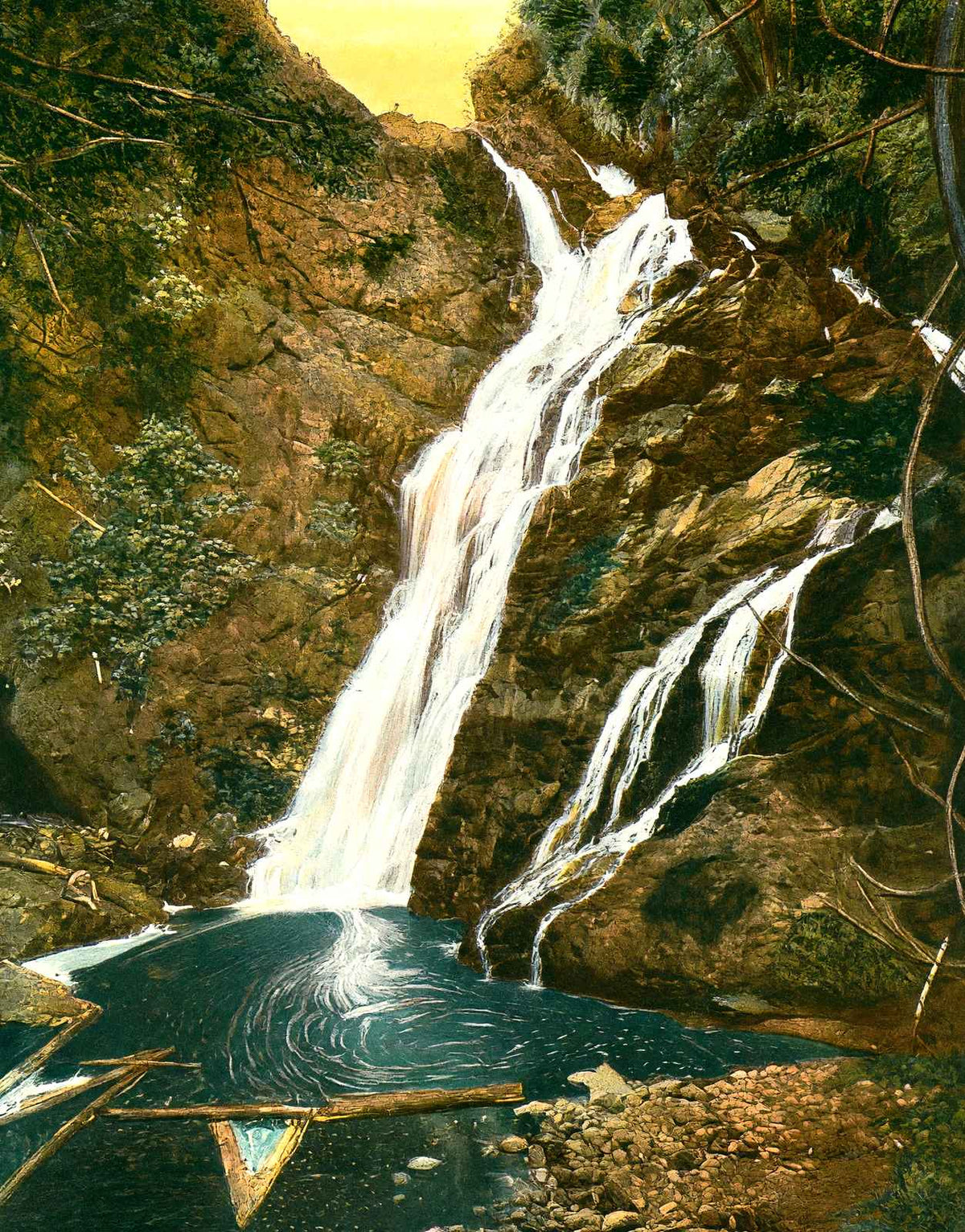 Black River Falls, Superior, WI in 1906 vintage print