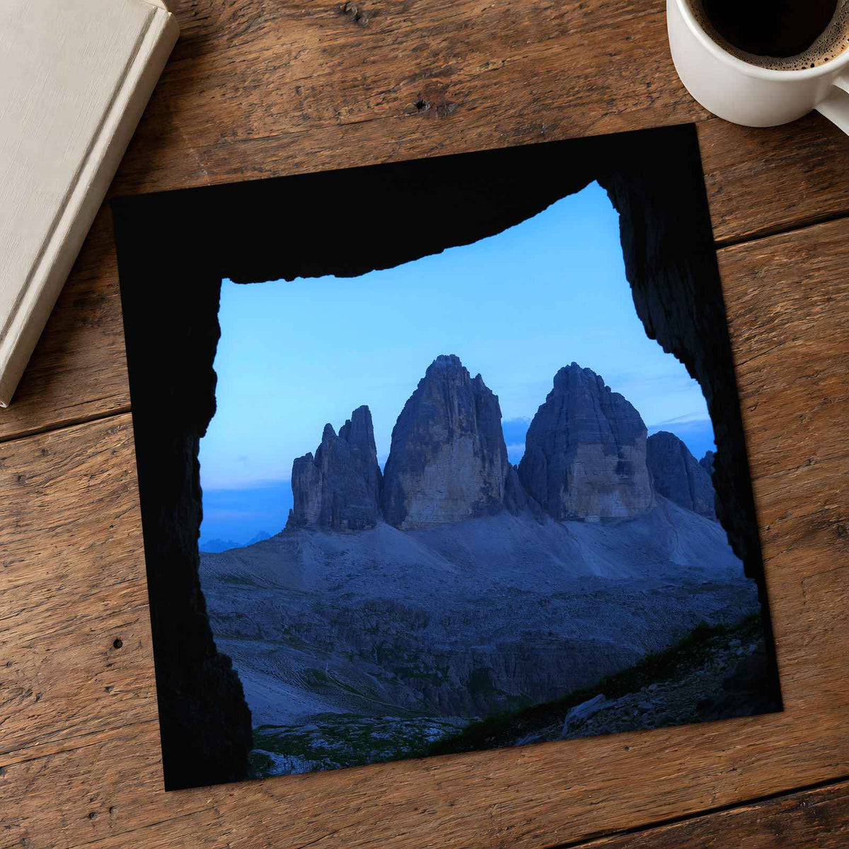 Dolomites from Cave by Daniel Mirlea Photo Print Wall Decor