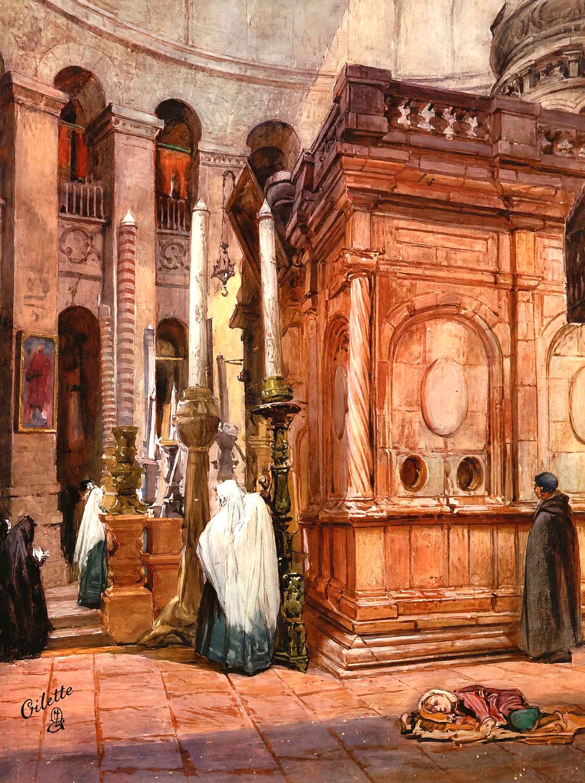 Holy Sepulchre Rotunda and Chapel, Jerusalem art print
