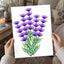 Bunch of Purple Flowers by Riswan Ratta Art Print Wall Decor