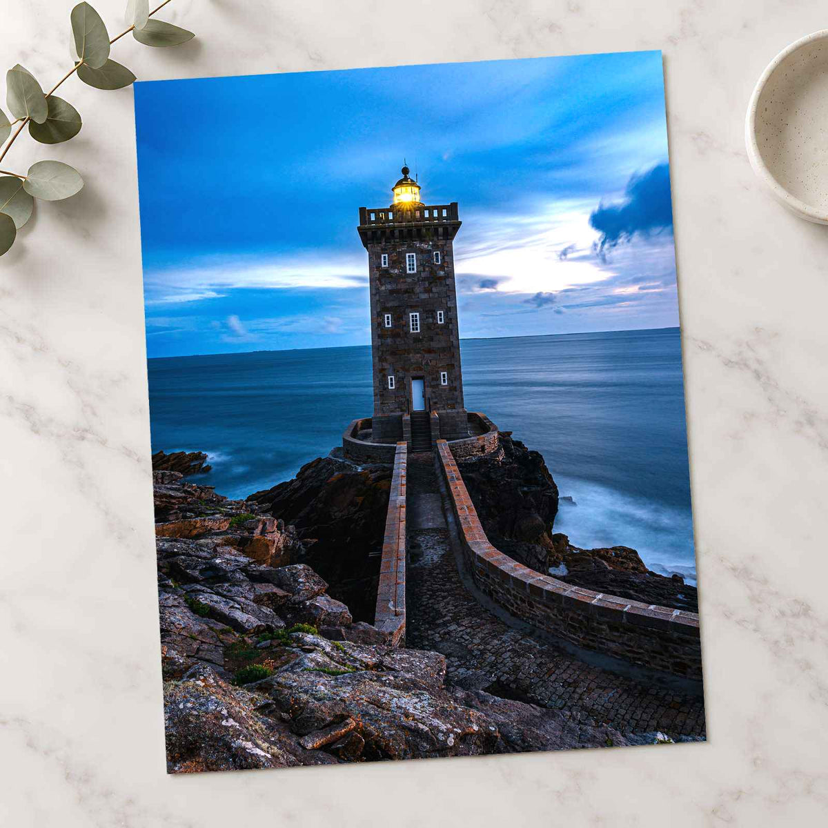Phare De Kermorvan in Le Conquet (Lighthouse) by Petr Slováček Photo Print Wall Decor
