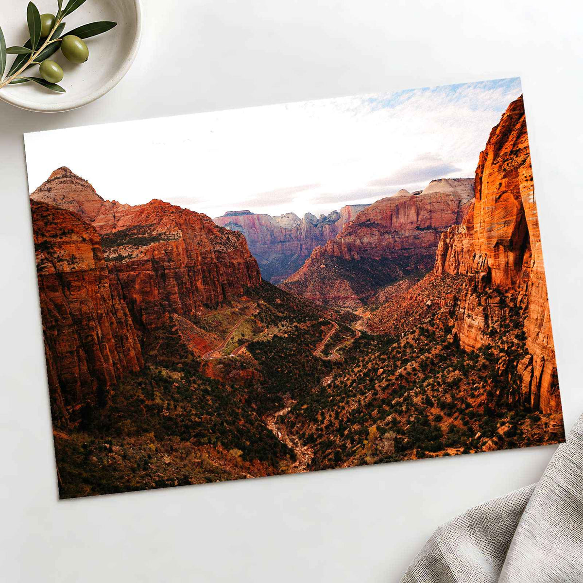 Zion National Park in Utah by Colin + Meg Photo Print Wall Decor