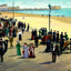 Spring Afternoon, Atlantic City, NJ in 1901 art print