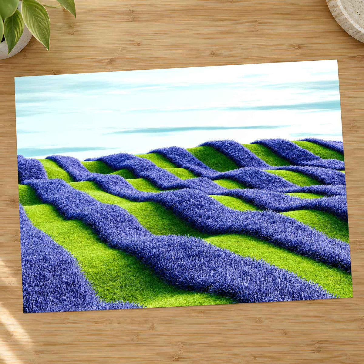 Lavendar Fields by Alex Shuper Photo Print Wall Decor