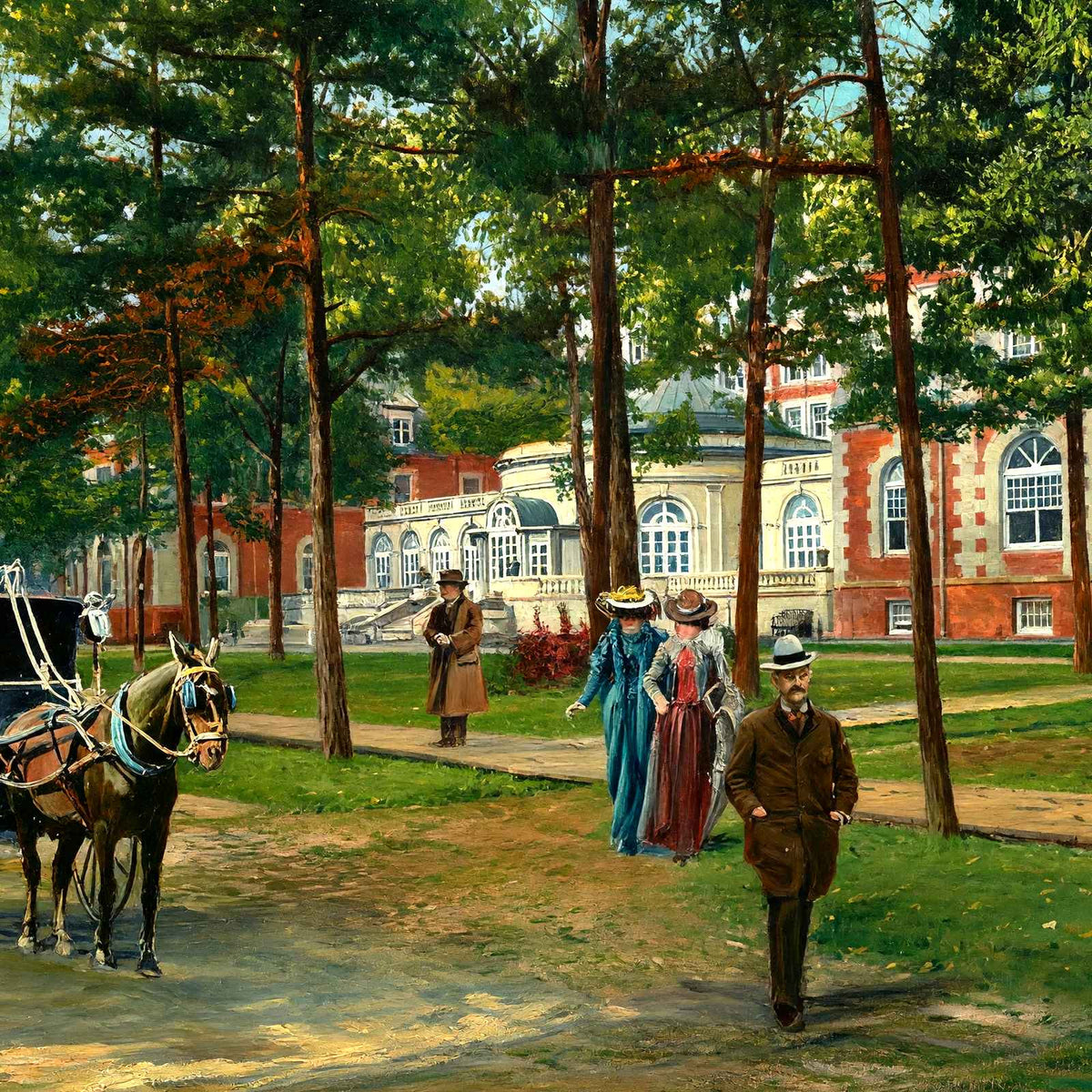 Laurel in the Pines, Lakewood, NJ in 1905 art print