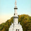Soldiers Natl Monument, Gettysburg PA in 1906 vintage print