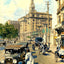 Bubbling Well Road & C.U.A., Shanghai art print