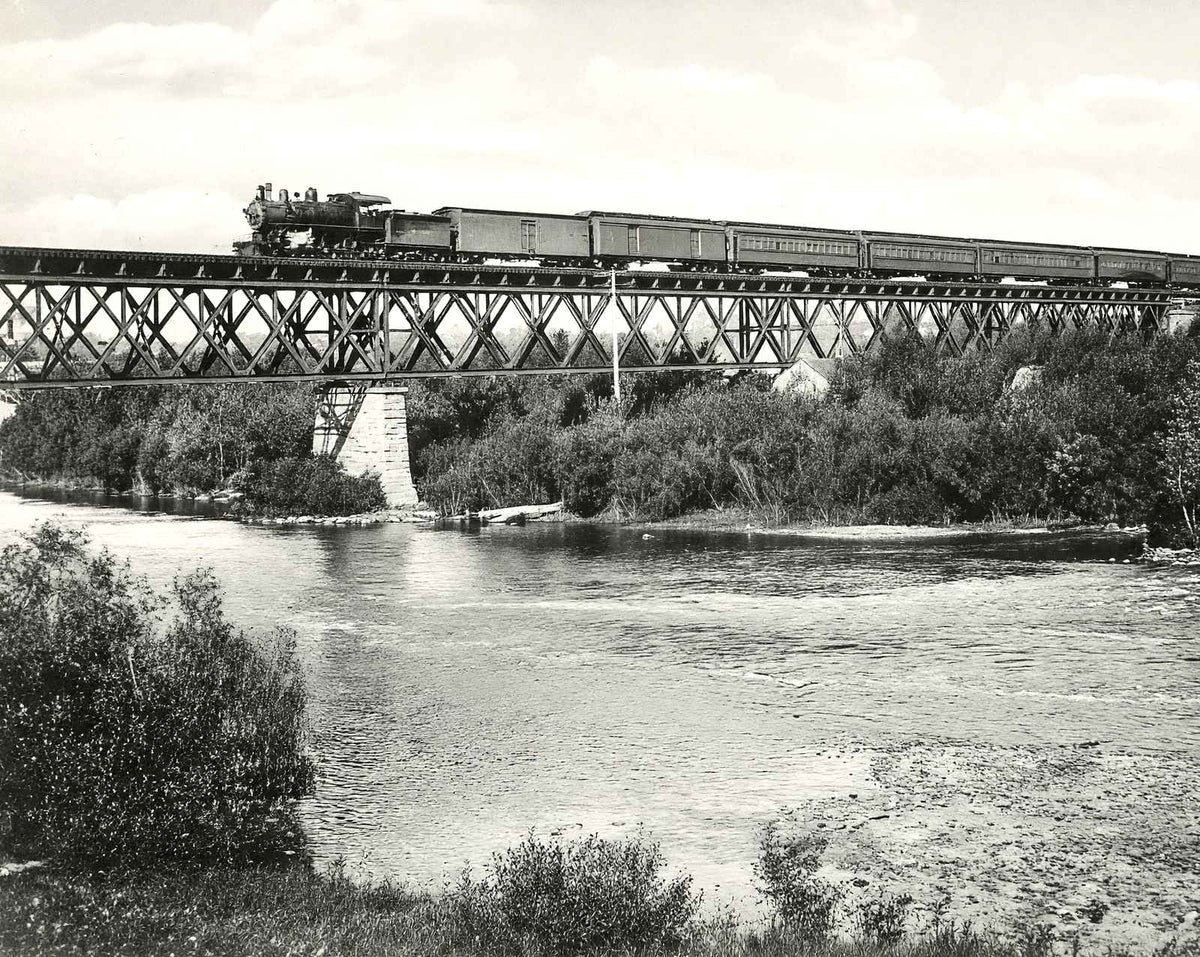 Rock River Railroad Bridge, Janesville WI photo print