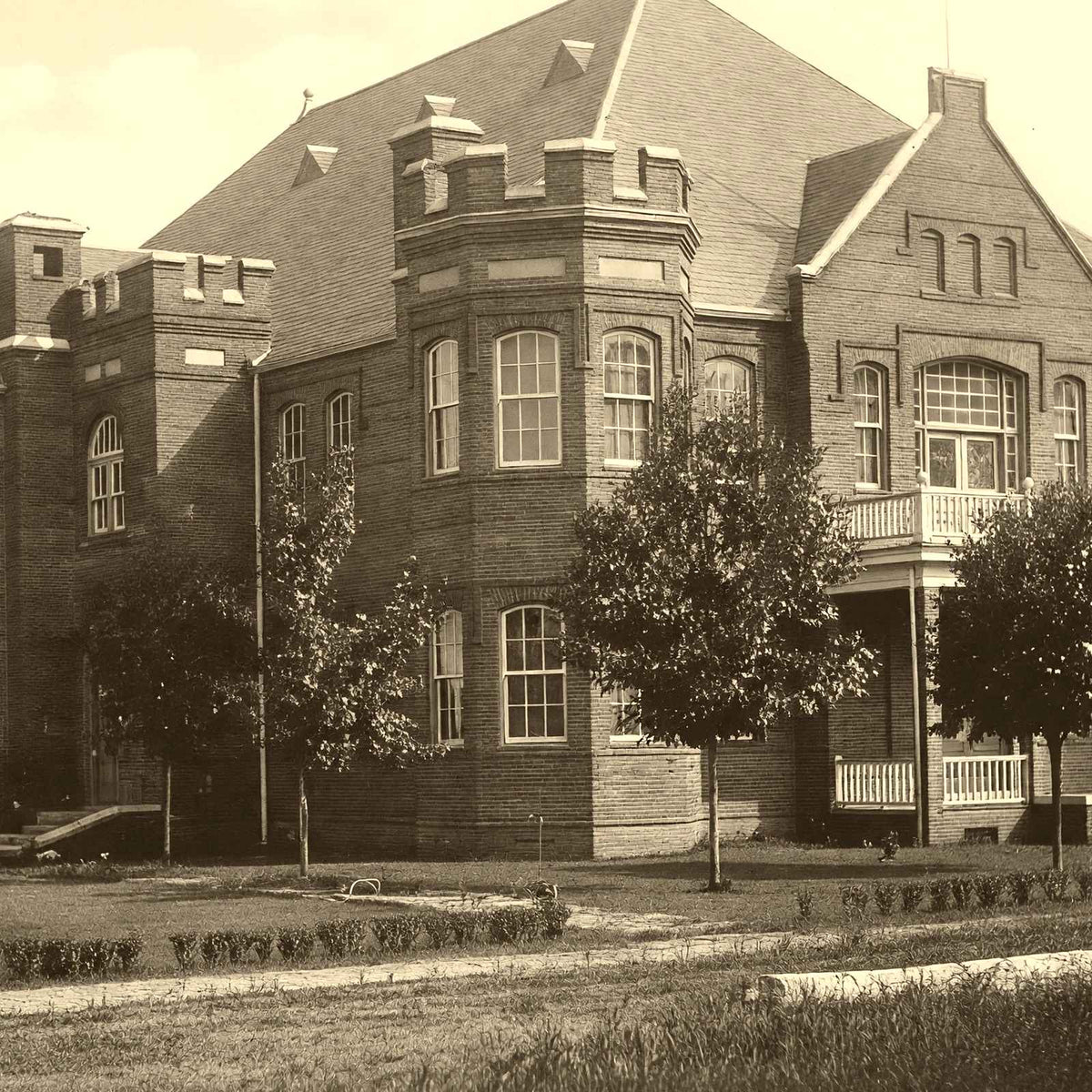 Historic Salisbury High School, Salisbury NC vintage photo print