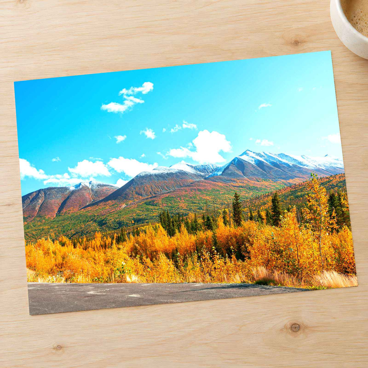Beautiful Mountain Peak in Alaska Photo Print Wall Decor