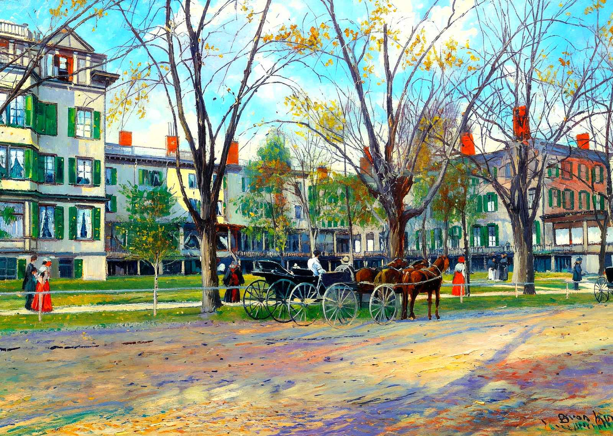Laurel House, Lakewood, NJ in 1905 painting