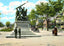 Soldiers Monument, Grand Avenue, Milwaukee vintage print