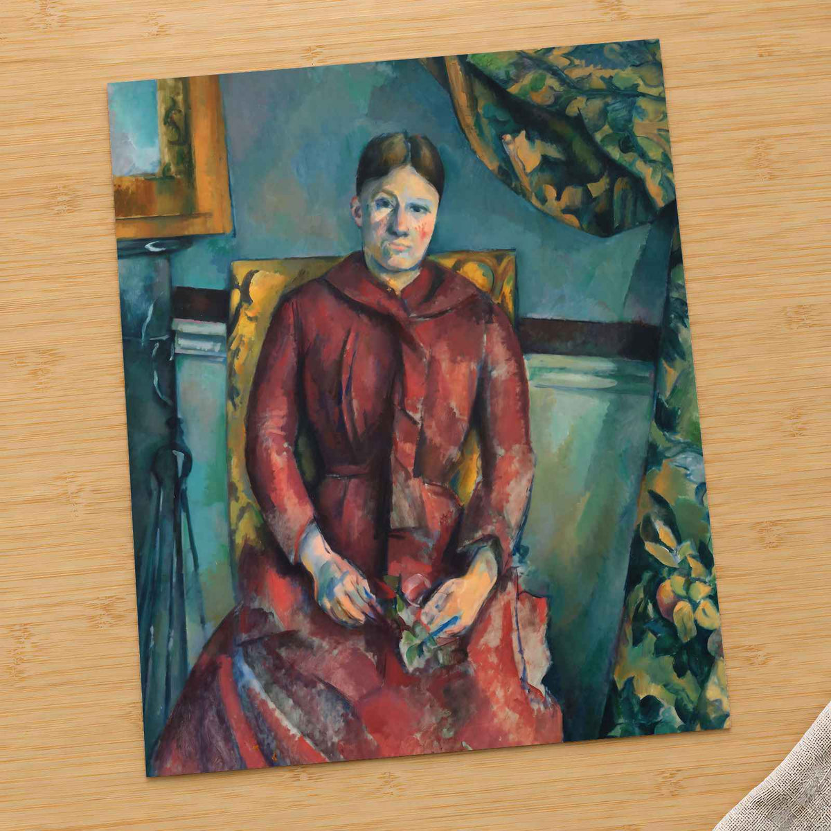 Madame Cézanne art print by Paul Cézanne (1888)