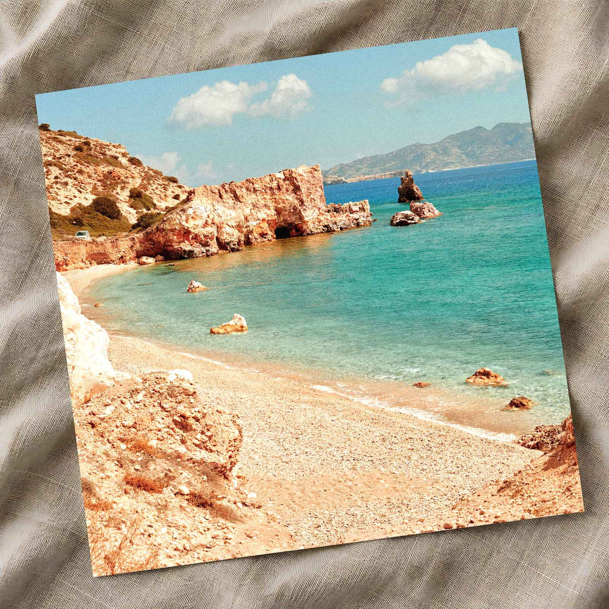 Rocky Beach, Mediterranean Sea by Roberta Sant'Anna Photo Print Wall Decor