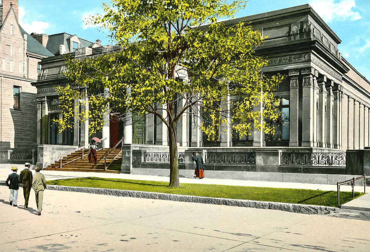 Layton Art Gallery, Milwaukee, WI in 1905 vintage print