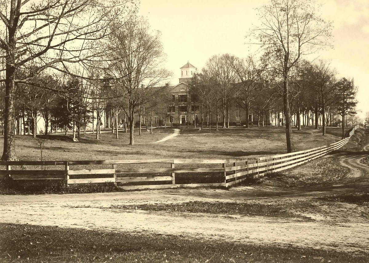 Greensboro Female College, Greensboro NC 1904 restored photo print