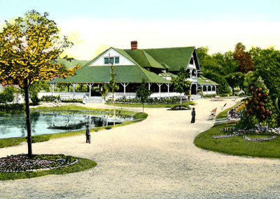 Walk & Casino, Lakemont Park, Altoona 1906 vintage print