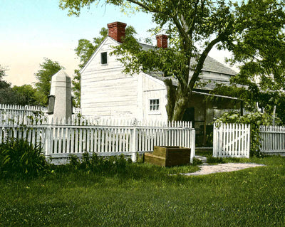 Meade HQ, Gettysburg PA in 1906 vintage print