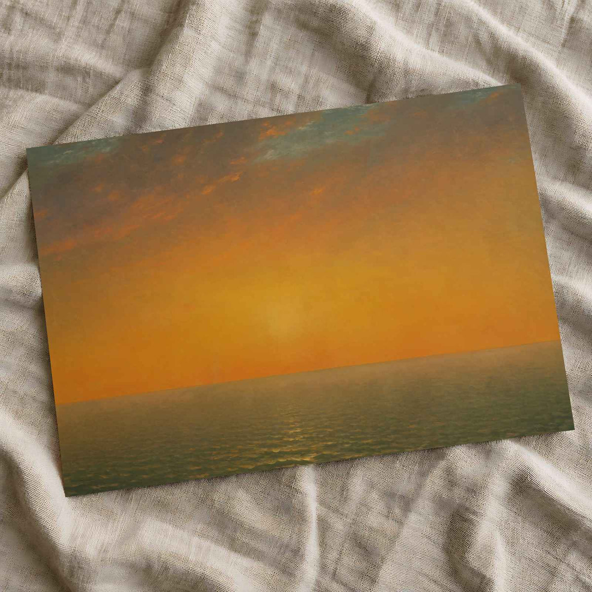 Sunset on the Sea art print by John Frederick Kensett (1872)