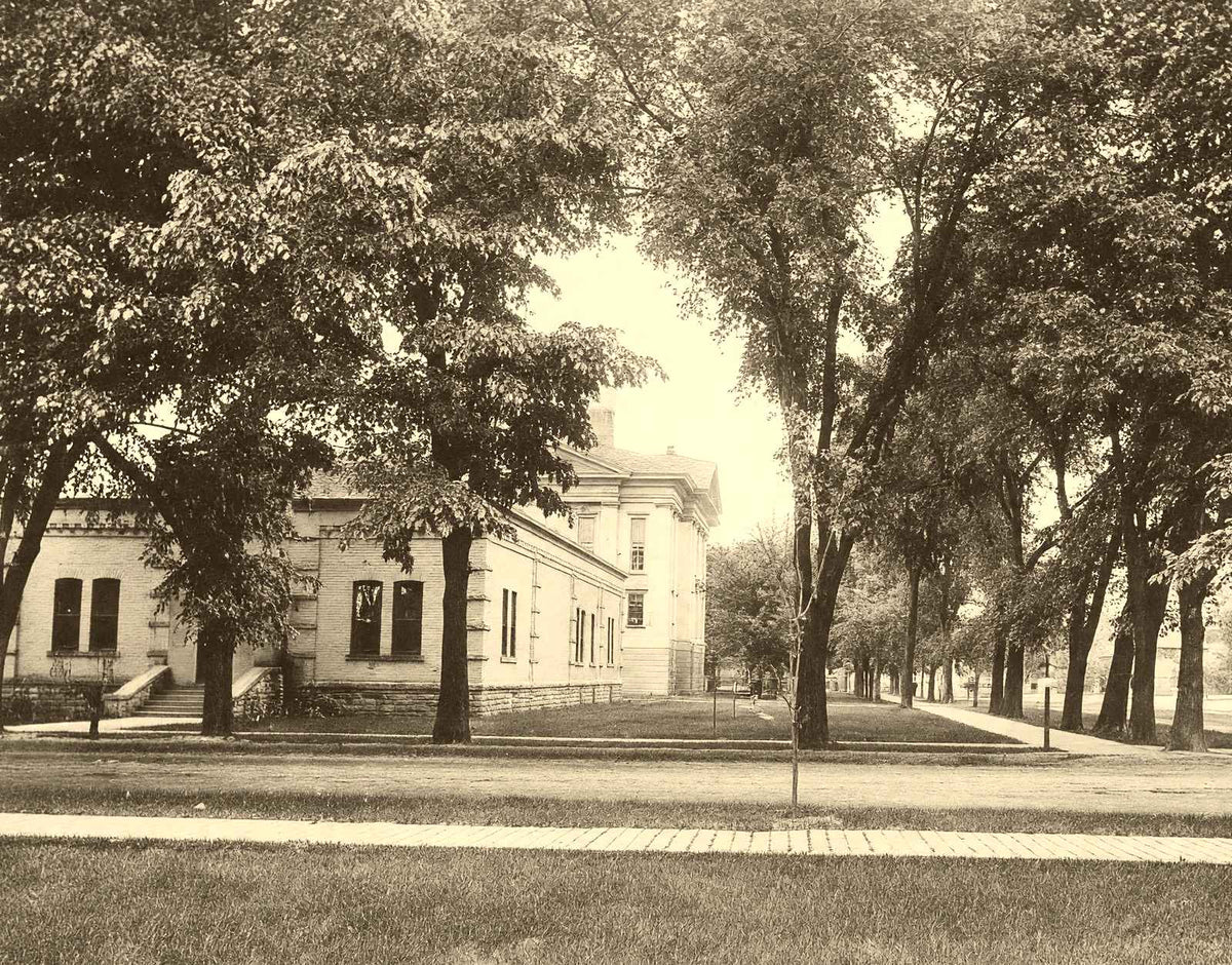 Historic Court House Green Bay WI in 1904 restored photo print