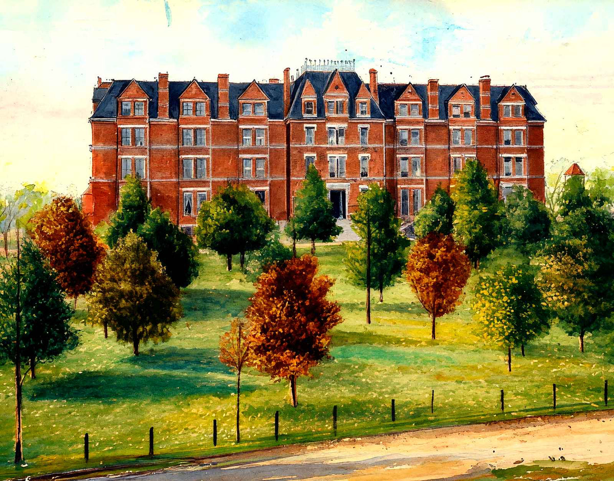 Main Building, Fisk University, Nashville, TN art print