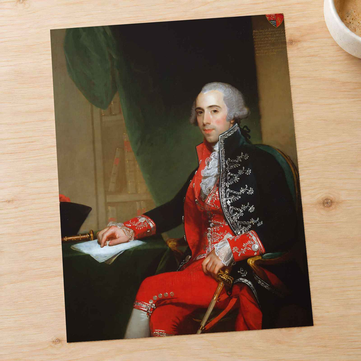 Josef de Jaudenes y Nebot painting by Gilbert Stuart (1794)