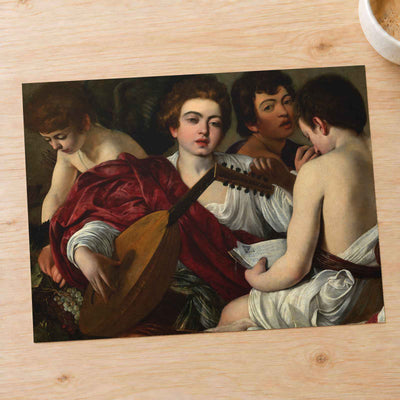 The Musicians art print by Caravaggio (Michelangelo Merisi) (1597)