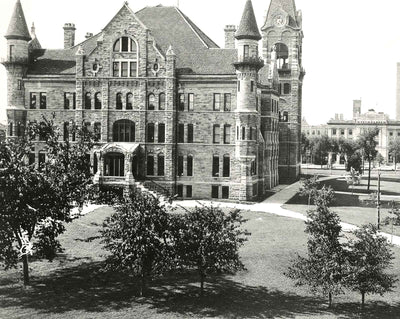 Court House, Scranton, PA in 1905 vintage photo print