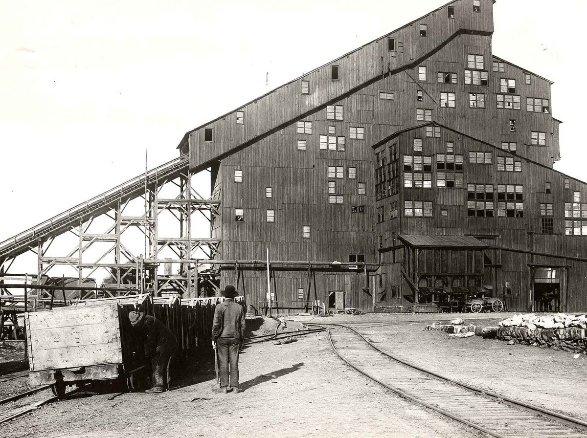 Hazle Mines Breaker, Hazleton, PA in 1906 restored photo print