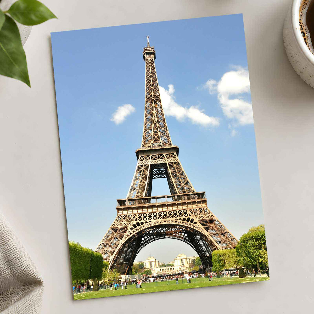 Eiffel Tower Towering Over a Lush Green Park by Margaret Jaszowska Photo Print Wall Decor