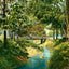 Overton Park, Memphis, TN in 1905 vintage print