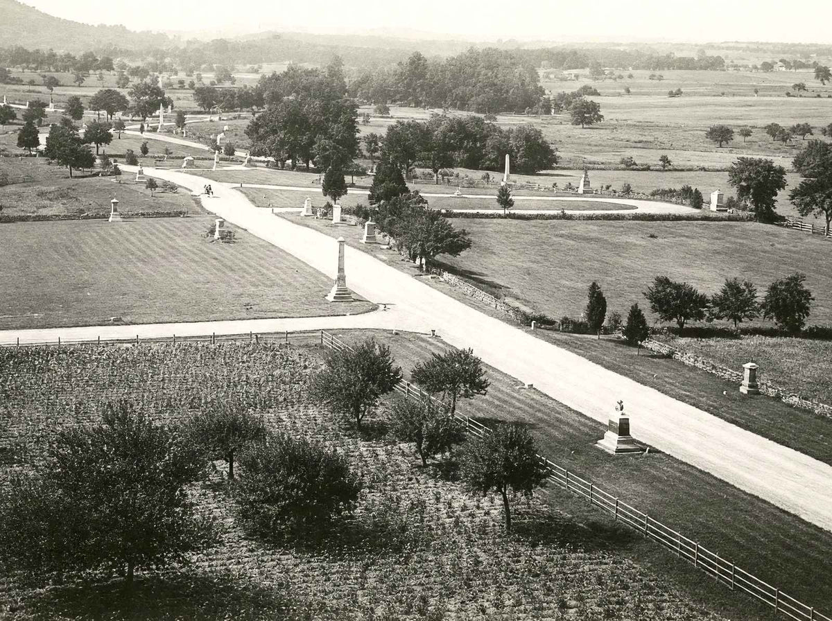 Gettysburg Battlefield, PA in 1904 vintage photo print