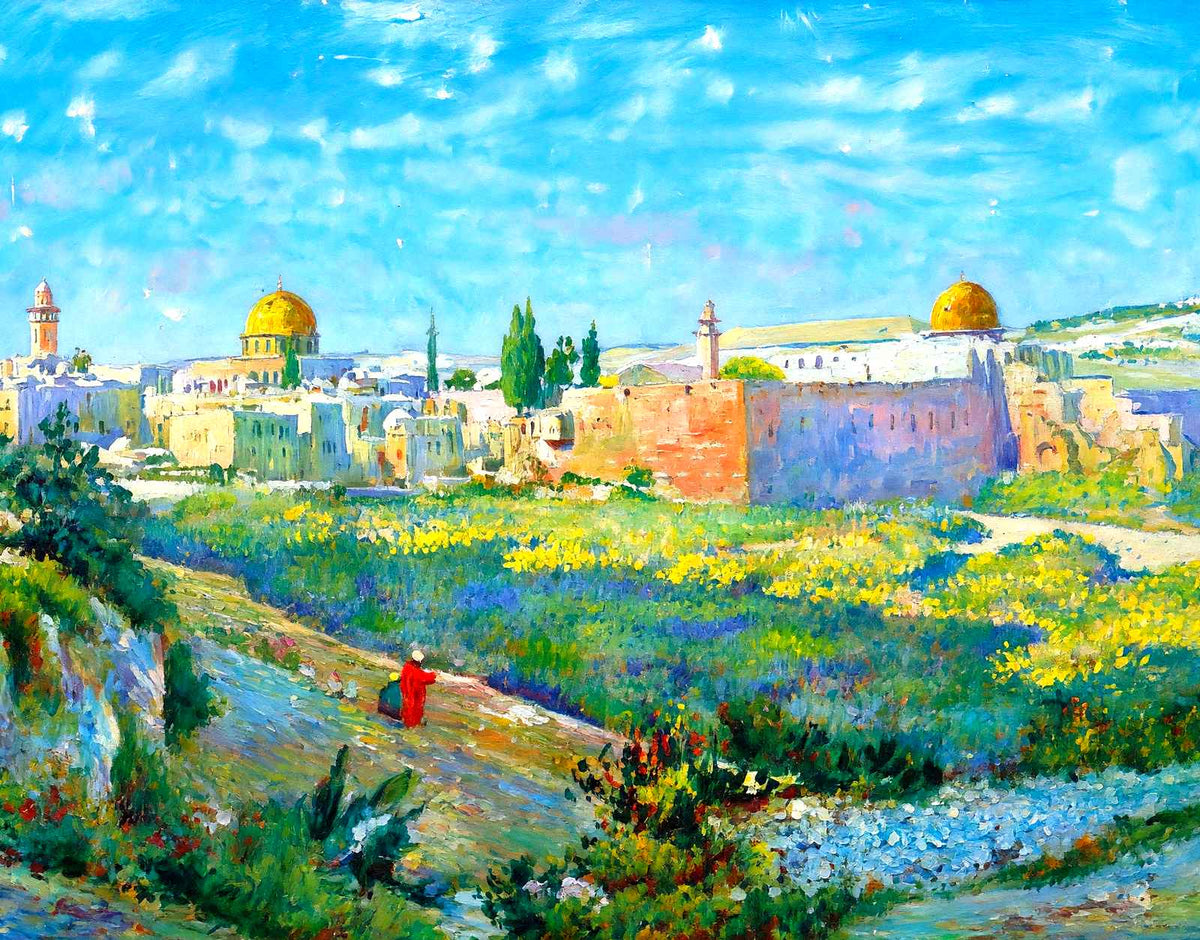 Jerusalem, Palestine art print