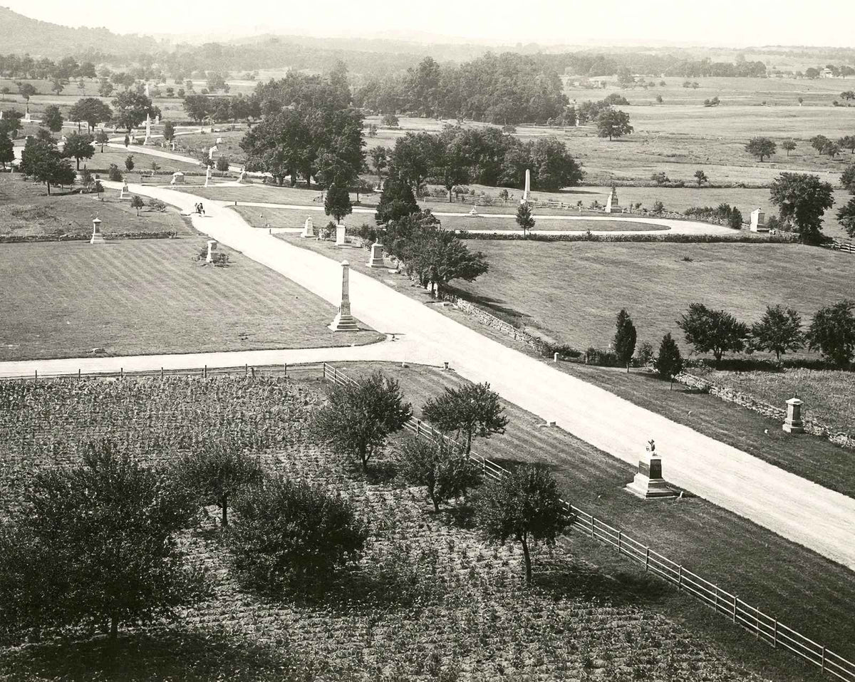 Gettysburg Battlefield, PA in 1904 vintage photo print