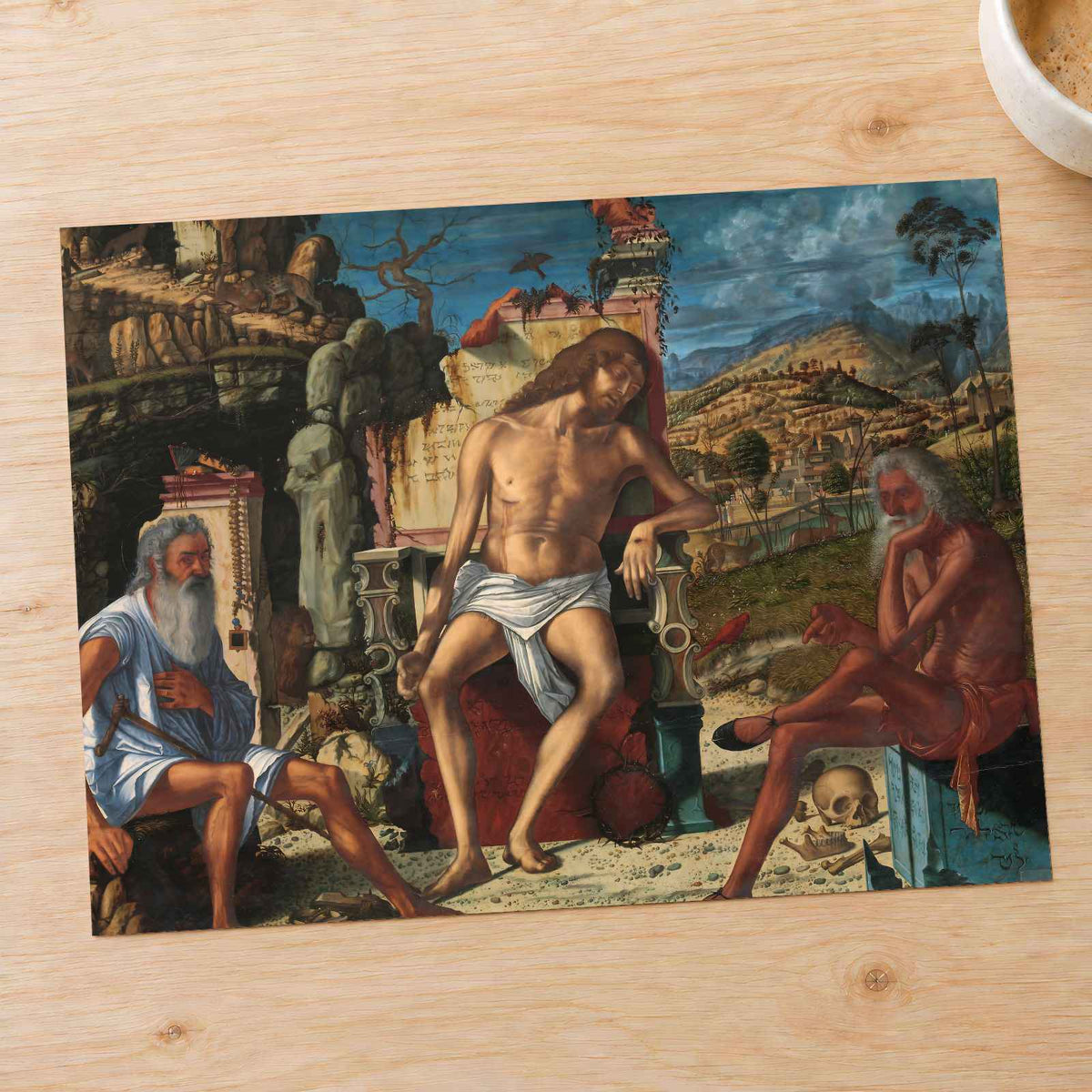 The Meditation on the Passion art print by Vittore Carpaccio (1485)