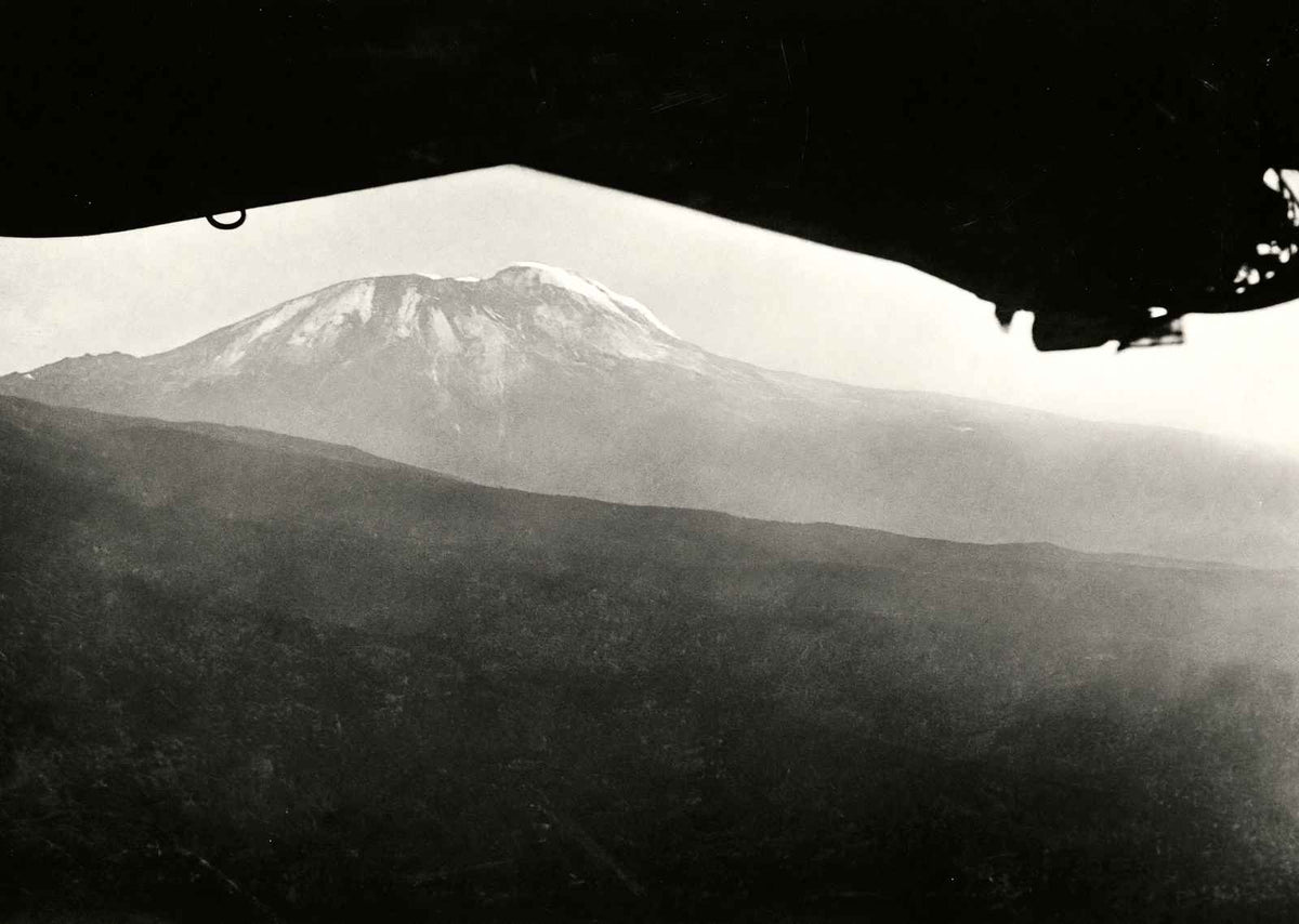 Mount Kilimanjaro, Tanganyika in 1937 photo print