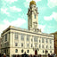 City Hall, Paterson, NJ in 1905 vintage print
