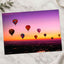 Hot Air Balloons Above a City Photo Print Wall Decor