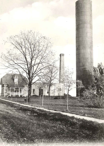 Neenah Water Works, WI in 1905 restored photo print