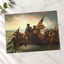 Washington Crossing the Delaware painting by Emanuel Leutze (1851)