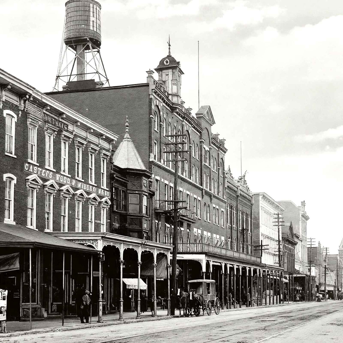 Allentown, PA Hamilton Street East of Ninth vintage photo print