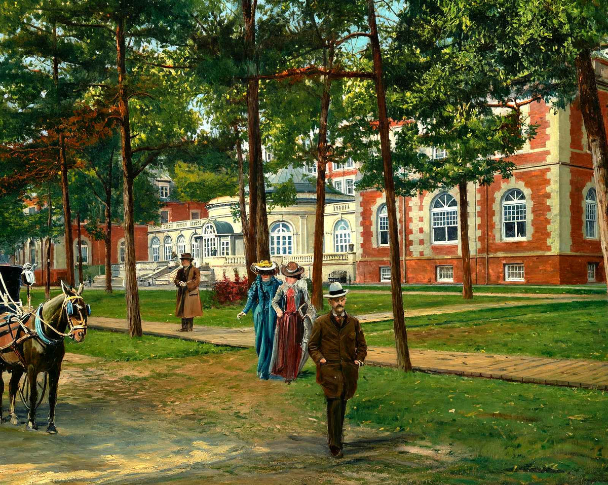 Laurel in the Pines, Lakewood, NJ in 1905 art print