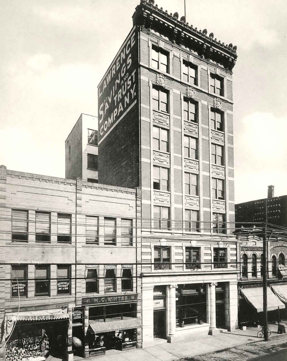 Lawrence Savings and Trust Co., New Castle PA vintage print
