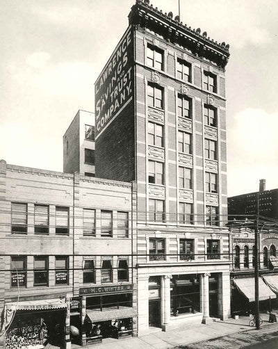 Lawrence Savings and Trust Co., New Castle PA vintage print