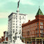 Allentown National Bank, PA in 1907 vintage print