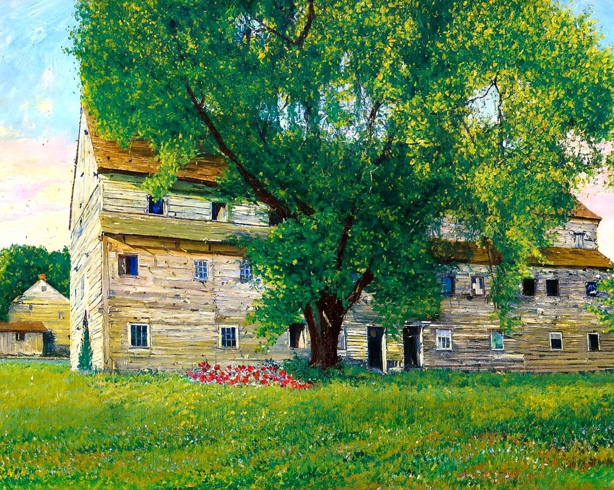 Brother House, Ephrata, PA in 1907 art print