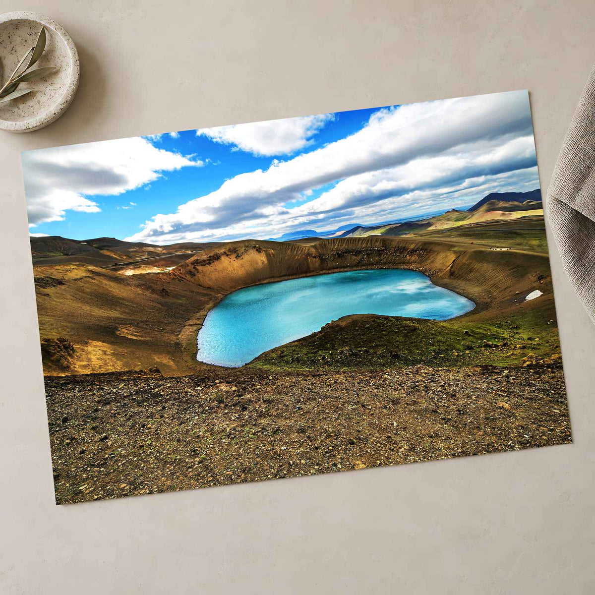 Lake in Iceland Photo Print Wall Decor