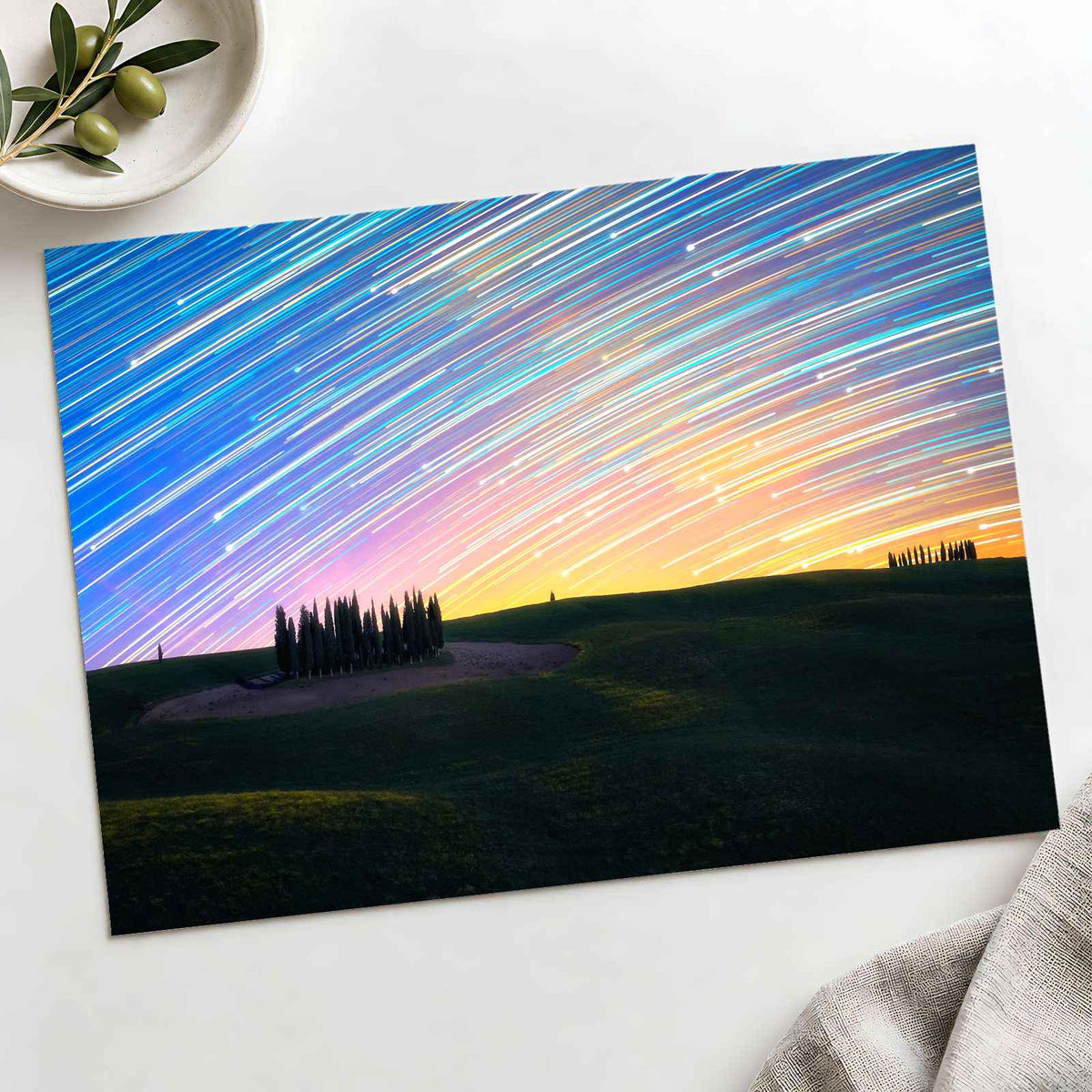 Pienza, Val d'Orcia, Tuscany Stars by Riccardo Cervia Photo Print Wall Decor