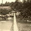 The Swinging Bridge, Connellsville, PA (1905) restored photo print